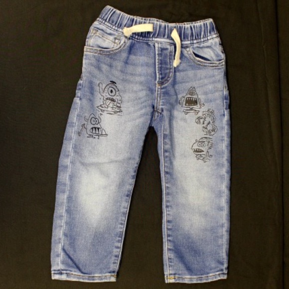 Monster Pull On Jeans - Picture 1 of 5